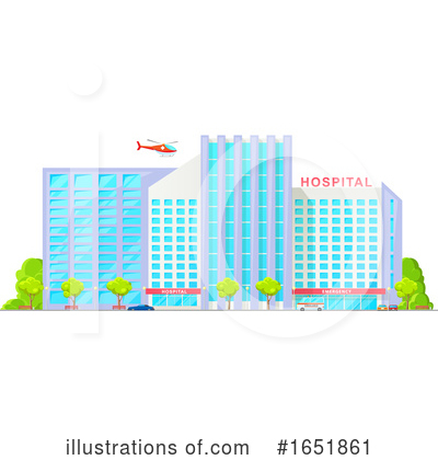 Hospital Clipart #1651861 by Vector Tradition SM