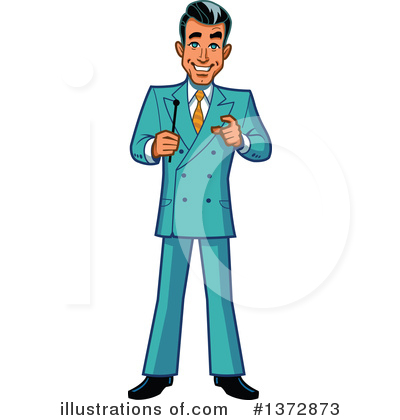 Royalty-Free (RF) Host Clipart Illustration by Clip Art Mascots - Stock Sample #1372873