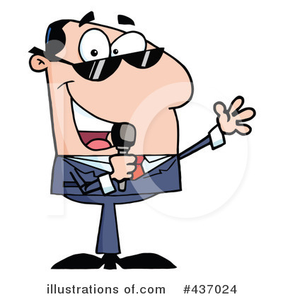Royalty-Free (RF) Host Clipart Illustration by Hit Toon - Stock Sample #437024