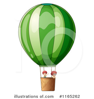 Hot Air Balloon Clipart #1165262 - Illustration by Graphics RF