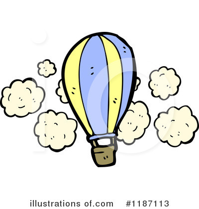 Royalty-Free (RF) Hot Air Balloon Clipart Illustration by lineartestpilot - Stock Sample #1187113