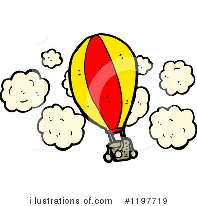 Royalty-Free (RF) Hot Air Balloon Clipart Illustration by lineartestpilot - Stock Sample #1197719