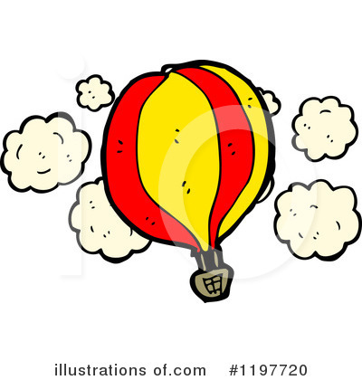 Royalty-Free (RF) Hot Air Balloon Clipart Illustration by lineartestpilot - Stock Sample #1197720