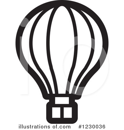 Royalty-Free (RF) Hot Air Balloon Clipart Illustration by Lal Perera - Stock Sample #1230036