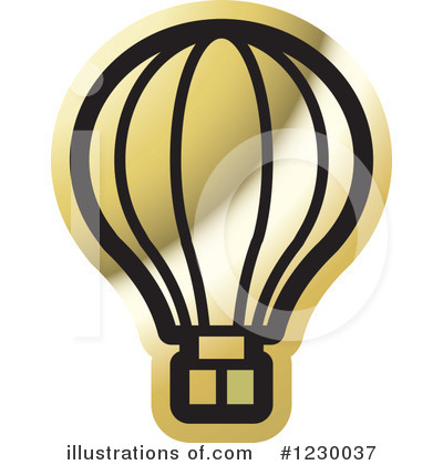 Royalty-Free (RF) Hot Air Balloon Clipart Illustration by Lal Perera - Stock Sample #1230037
