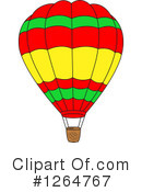 Hot Air Balloon Clipart #1264767 by Vector Tradition SM