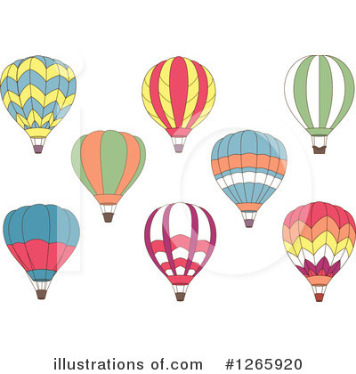 Royalty-Free (RF) Hot Air Balloon Clipart Illustration by Vector Tradition SM - Stock Sample #1265920
