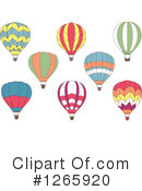 Hot Air Balloon Clipart #1265920 by Vector Tradition SM