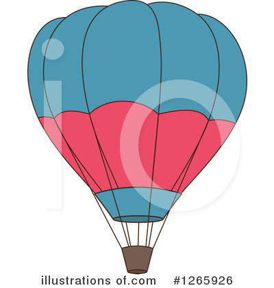 Royalty-Free (RF) Hot Air Balloon Clipart Illustration by Vector Tradition SM - Stock Sample #1265926