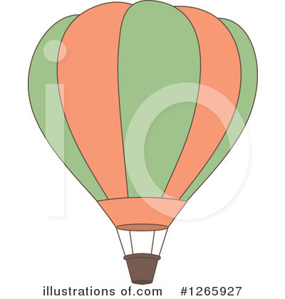 Royalty-Free (RF) Hot Air Balloon Clipart Illustration by Vector Tradition SM - Stock Sample #1265927