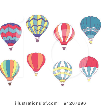 Royalty-Free (RF) Hot Air Balloon Clipart Illustration by Vector Tradition SM - Stock Sample #1267296