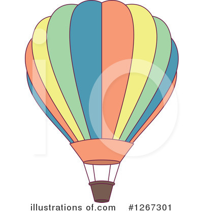 Royalty-Free (RF) Hot Air Balloon Clipart Illustration by Vector Tradition SM - Stock Sample #1267301