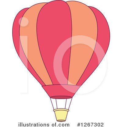 Royalty-Free (RF) Hot Air Balloon Clipart Illustration by Vector Tradition SM - Stock Sample #1267302