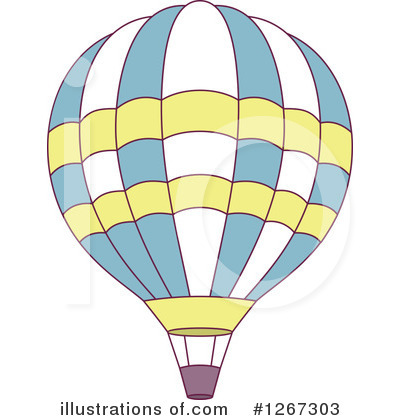 Royalty-Free (RF) Hot Air Balloon Clipart Illustration by Vector Tradition SM - Stock Sample #1267303