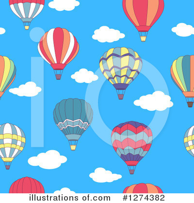 Royalty-Free (RF) Hot Air Balloon Clipart Illustration by Vector Tradition SM - Stock Sample #1274382