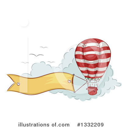 Hot Air Balloon Clipart #1332209 by BNP Design Studio