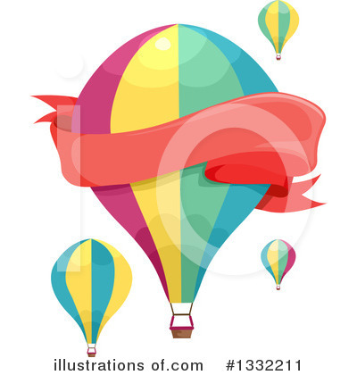 Hot Air Balloon Clipart #1332211 by BNP Design Studio