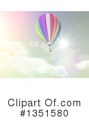 Hot Air Balloon Clipart #1351580 by KJ Pargeter