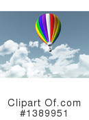 Hot Air Balloon Clipart #1389951 by KJ Pargeter