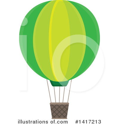 Hot Air Balloon Clipart #1417213 by visekart