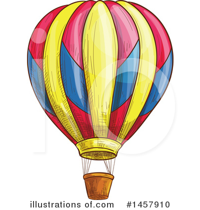 Royalty-Free (RF) Hot Air Balloon Clipart Illustration by Vector Tradition SM - Stock Sample #1457910