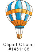 Hot Air Balloon Clipart #1461186 by Vector Tradition SM