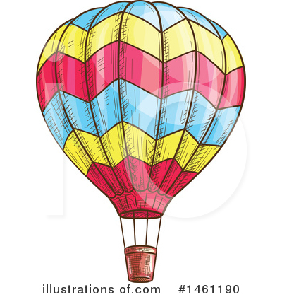 Hot Air Balloons Clipart #1461190 by Vector Tradition SM
