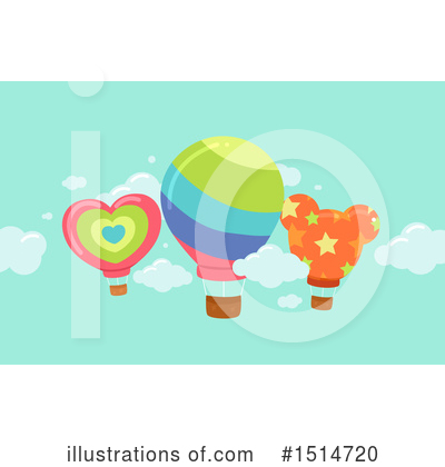 Royalty-Free (RF) Hot Air Balloon Clipart Illustration by BNP Design Studio - Stock Sample #1514720