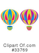 Hot Air Balloon Clipart #33769 by Alex Bannykh