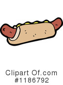 Hot Dog Clipart #1186792 by lineartestpilot