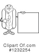 Hot Dog Clipart #1232254 by Hit Toon