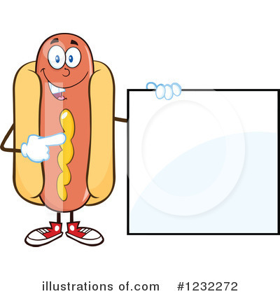 Royalty-Free (RF) Hot Dog Clipart Illustration by Hit Toon - Stock Sample #1232272