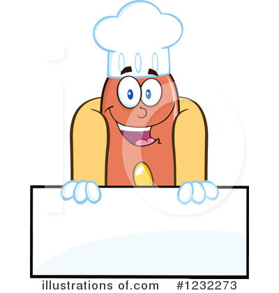 Royalty-Free (RF) Hot Dog Clipart Illustration by Hit Toon - Stock Sample #1232273