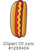 Hot Dog Clipart #1293404 by Vector Tradition SM