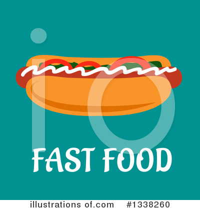 Royalty-Free (RF) Hot Dog Clipart Illustration by Vector Tradition SM - Stock Sample #1338260