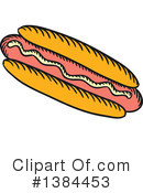 Hot Dog Clipart #1384453 by Vector Tradition SM