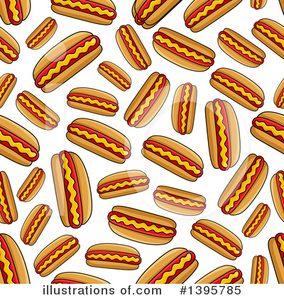 Royalty-Free (RF) Hot Dog Clipart Illustration by Vector Tradition SM - Stock Sample #1395785