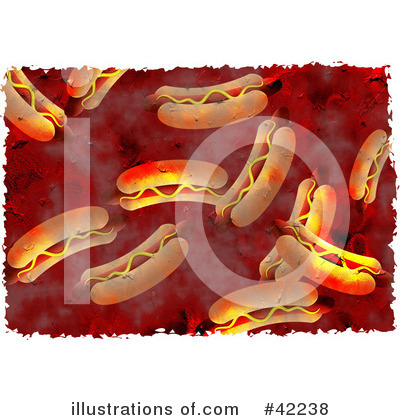 Royalty-Free (RF) Hot Dog Clipart Illustration by Prawny - Stock Sample #42238
