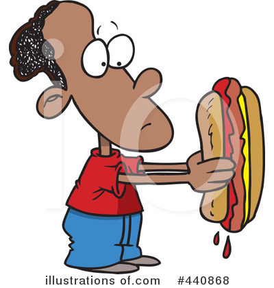 Royalty-Free (RF) Hot Dog Clipart Illustration by toonaday - Stock Sample #440868