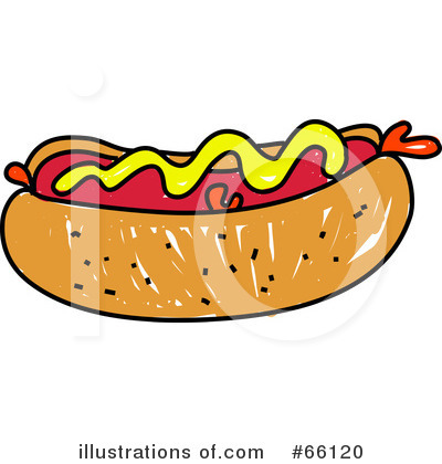 Royalty-Free (RF) Hot Dog Clipart Illustration by Prawny - Stock Sample #66120