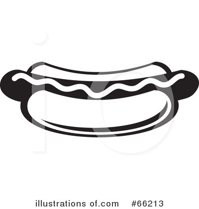 Royalty-Free (RF) Hot Dog Clipart Illustration by Prawny - Stock Sample #66213