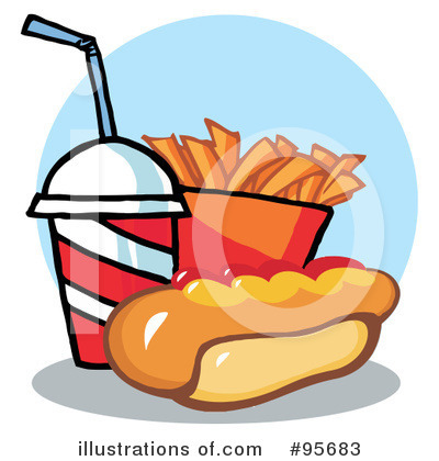 Royalty-Free (RF) Hot Dog Clipart Illustration by Hit Toon - Stock Sample #95683