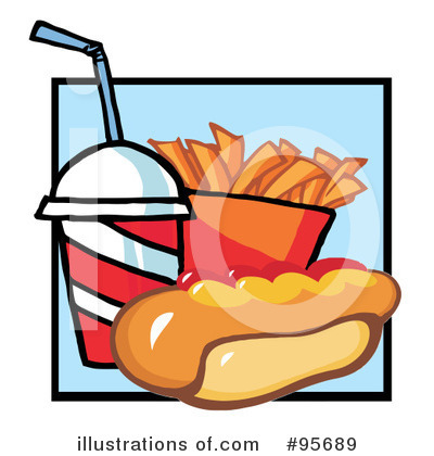 Royalty-Free (RF) Hot Dog Clipart Illustration by Hit Toon - Stock Sample #95689