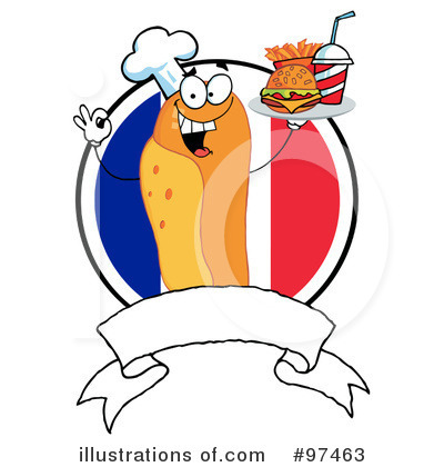 Royalty-Free (RF) Hot Dog Clipart Illustration by Hit Toon - Stock Sample #97463