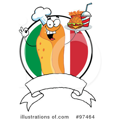 Royalty-Free (RF) Hot Dog Clipart Illustration by Hit Toon - Stock Sample #97464