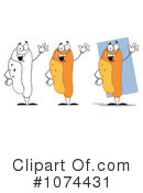 Hot Dogs Clipart #1074431 by Hit Toon