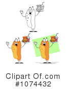 Hot Dogs Clipart #1074432 by Hit Toon