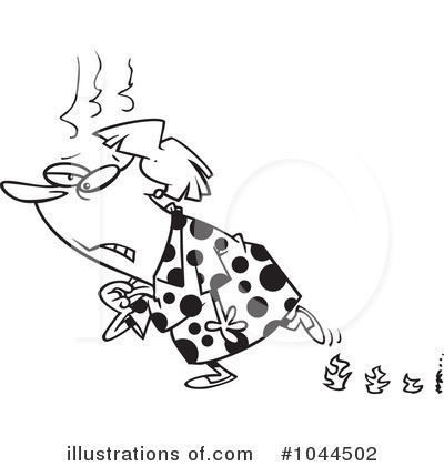 Royalty-Free (RF) Hot Flashes Clipart Illustration by toonaday - Stock Sample #1044502