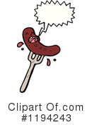 Hotdog Clipart #1194243 by lineartestpilot