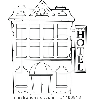 Royalty-Free (RF) Hotel Clipart Illustration by visekart - Stock Sample #1466918